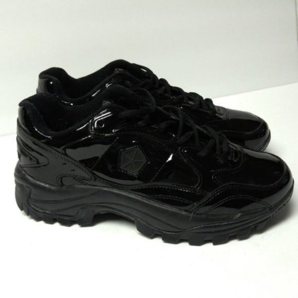 Pentagon Sz 7.5 Black Patent Leather Shoes - Picture 4 of 8